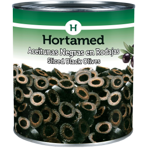 HORTAMED - ACEITUNAS NEGRAS EN RODAJAS A10